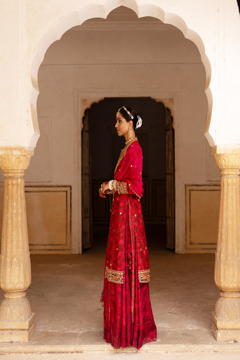 Signature Raw Silk Bridal Sharara