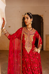 Signature Raw Silk Bridal Sharara