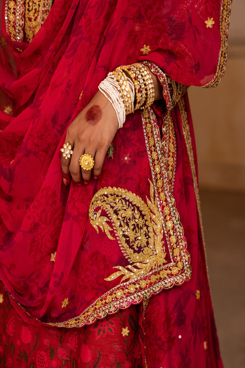 Signature Raw Silk Bridal Sharara