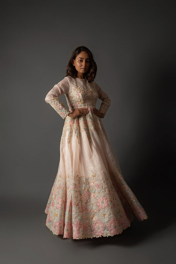 Peach Bloom Elysium Gown