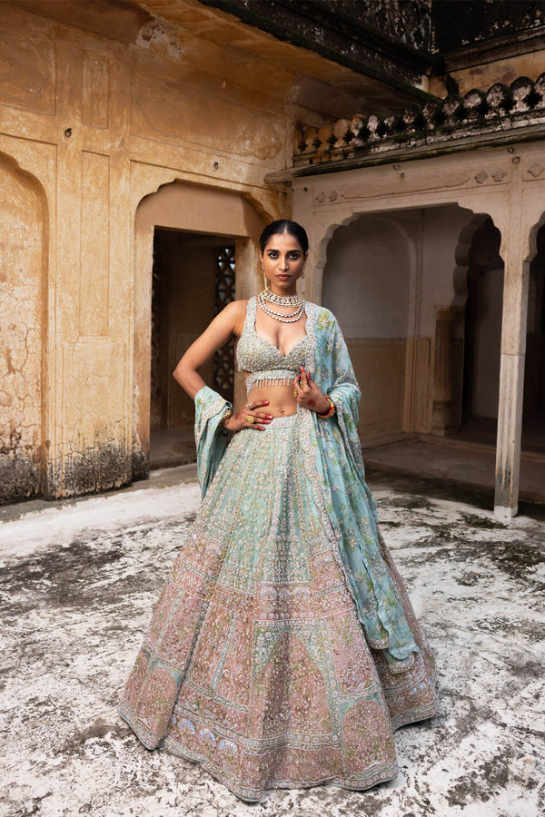 Blush Opulence Lehenga