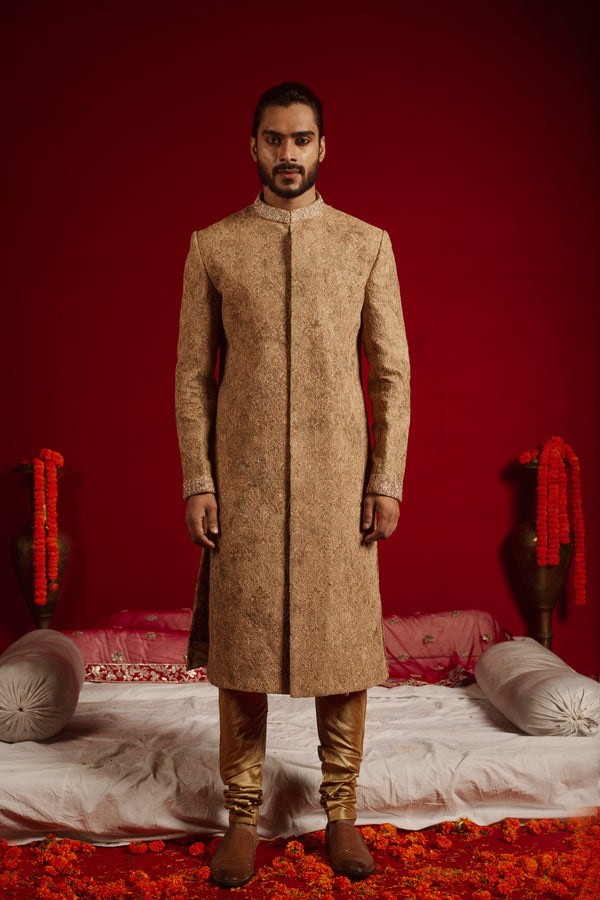 Golden Essence Sherwani