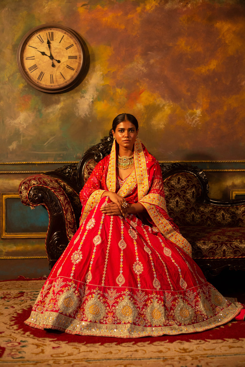 Cerulean Blush Regalia Lehenga