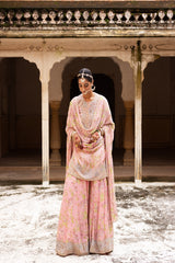 Floral Grace Sharara Set