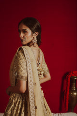 Golden Radiance Symphony Lehenga