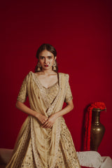 Golden Radiance Symphony Lehenga