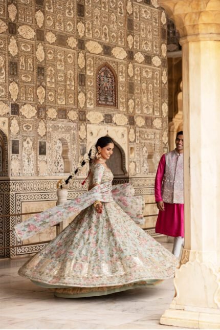 Multi Color Designer Lehenga